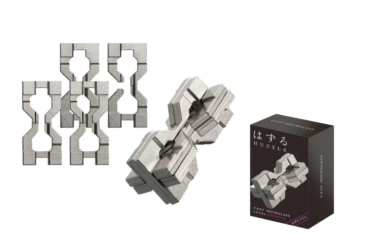 Đồ Chơi STEAM Hack Não Mở Khóa Đồng Hồ Cát 4 Mảnh Siêu Thú Vị