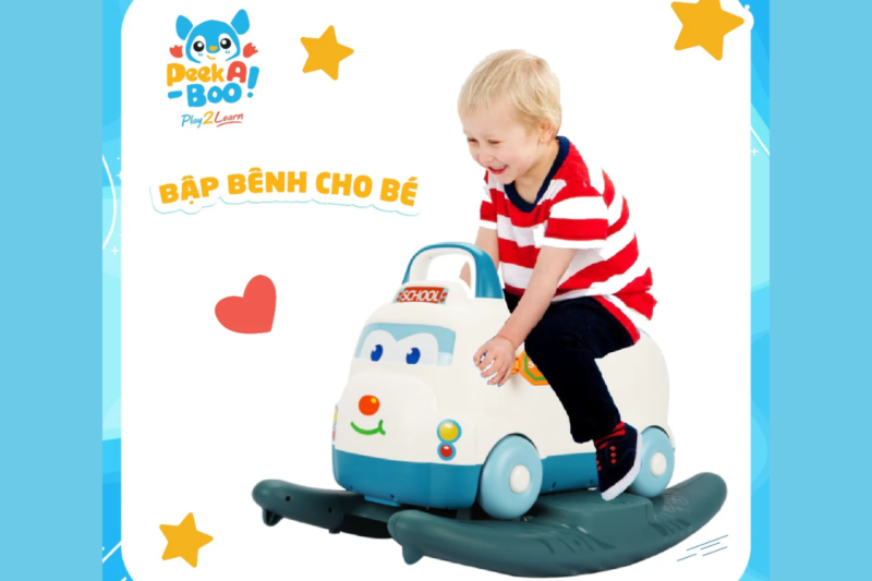Xe Chòi Chân 2in1 PEEK A BOO – Thiết Kế Chắc Chắn, An Toàn